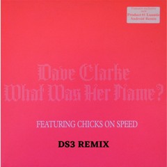 Dave Clarke ft. Chicks On Speed - What Was Her Name? (DS3 Rework)