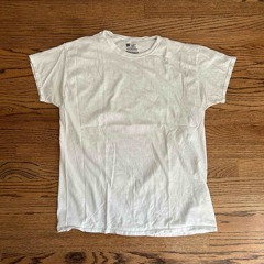 white tee
