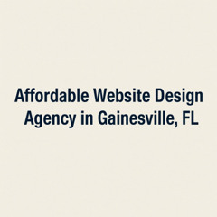 Affordable Website Design Agency in Gainesville, FL