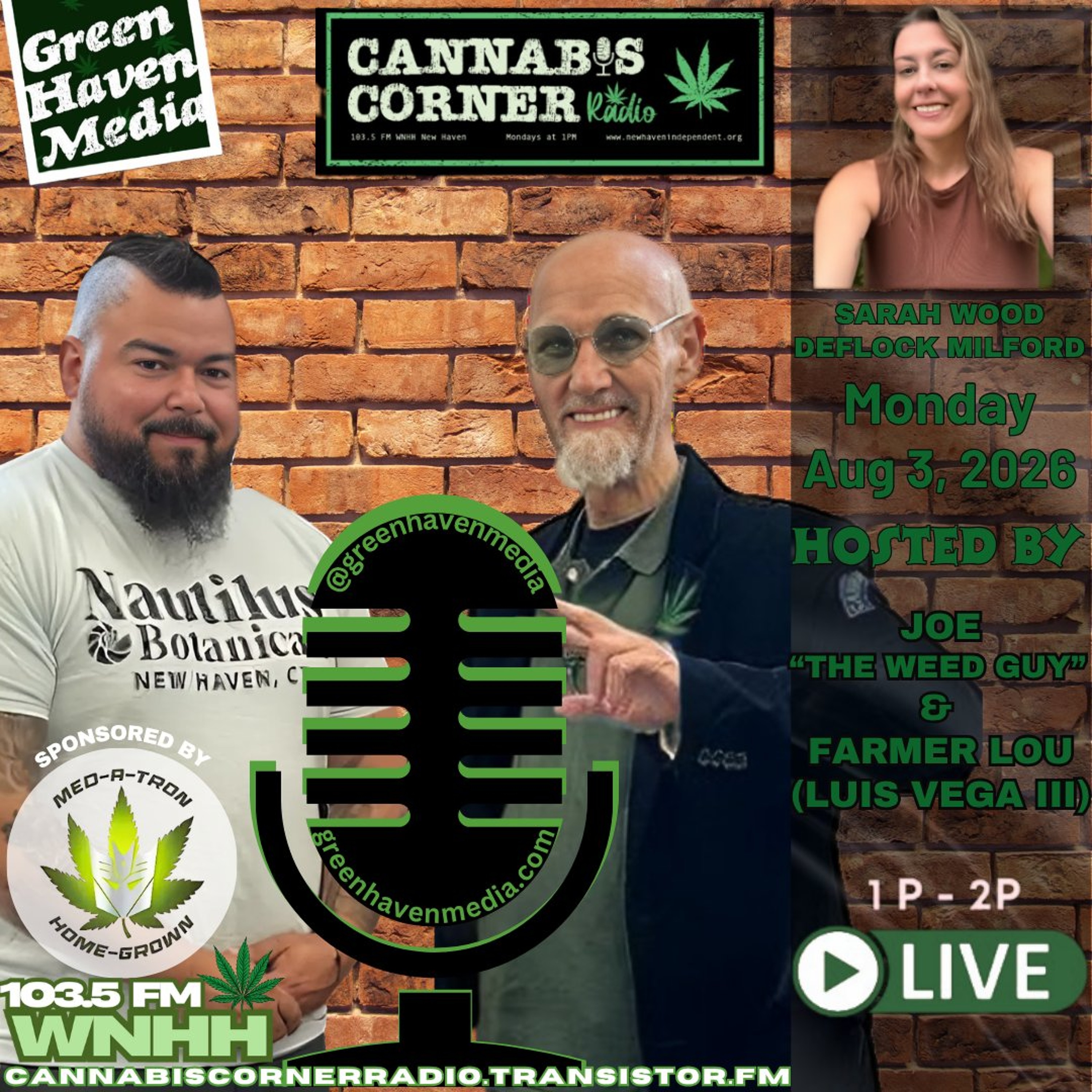 Cannabis Corner Radio: Sarah Wood, DeFlock Milford episode artwork