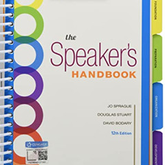 READ EPUB 📬 The Speaker's Handbook, Spiral bound Version by  Jo Sprague,Douglas Stua