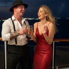 Red dress and cigarettes