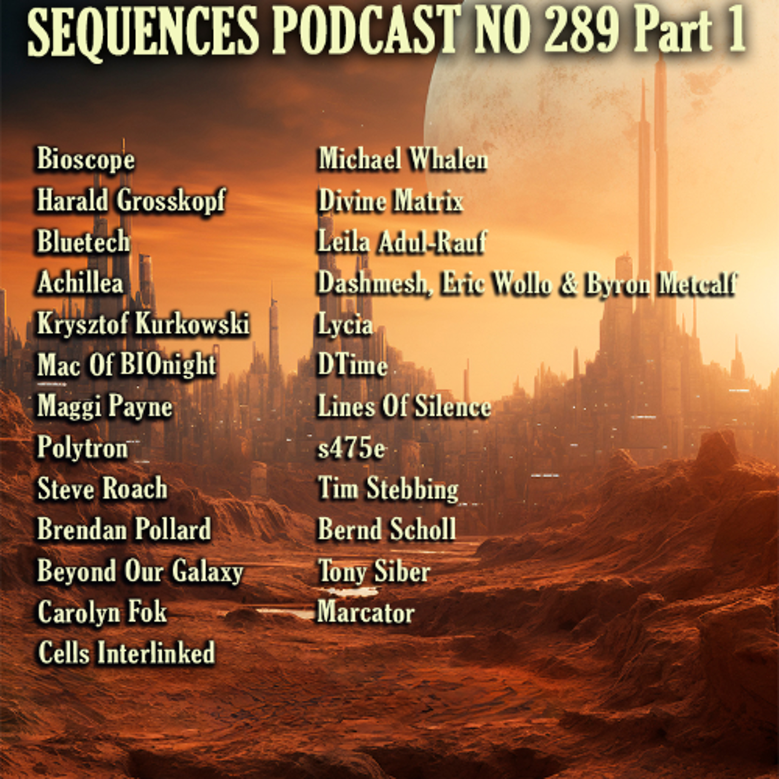 Sequences Podcast No 289 Part 1