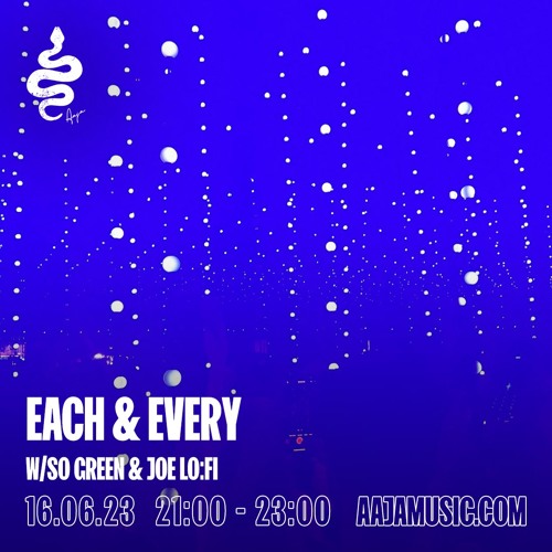 Each & Every w/ So Green & Joe Lo:Fi - Aaja Channel 1 - 16 06 23