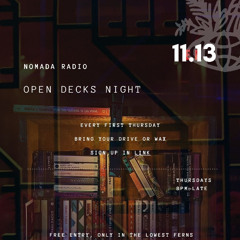 Shok at Open Decks 11/13/25 Nomada Radio