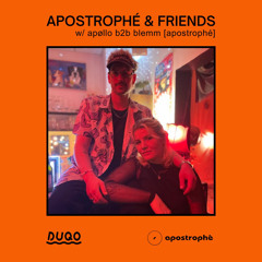 apøllo b2b blemm - apostrophé & friends Vol. 2 @DUQO