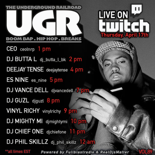 Stream Underground Railroad Live Twitch Set pt IX by DJ Mighty Mi ...