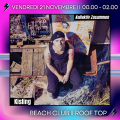 Kisling @ Désinvolt 21.11.2025 w/ Jonathan Kaspar II Roof Top