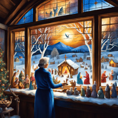 The Window Was Christmas