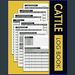 {pdf} 🌟 Cattle Log Book: Cattle Record Keeping Book Sized 8”X10”, 150 Pages | Cattle Breeding, Cal