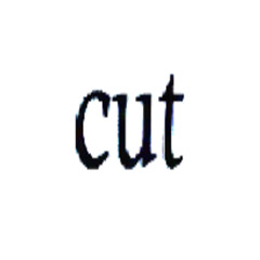 cut