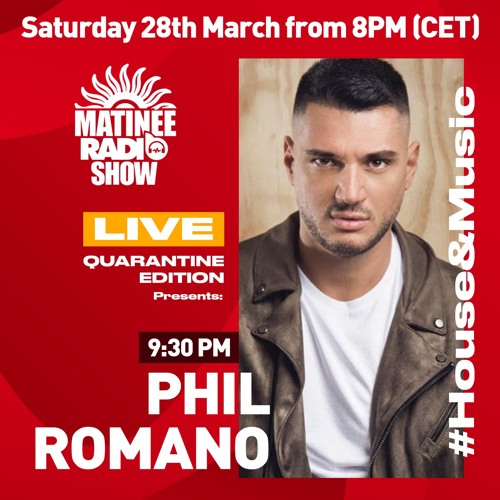 Stream Matinée Live Radio Show by Phil Romano | Listen online for free on  SoundCloud