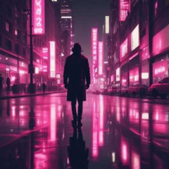 Echoes in the Neon Glow by echo vibe