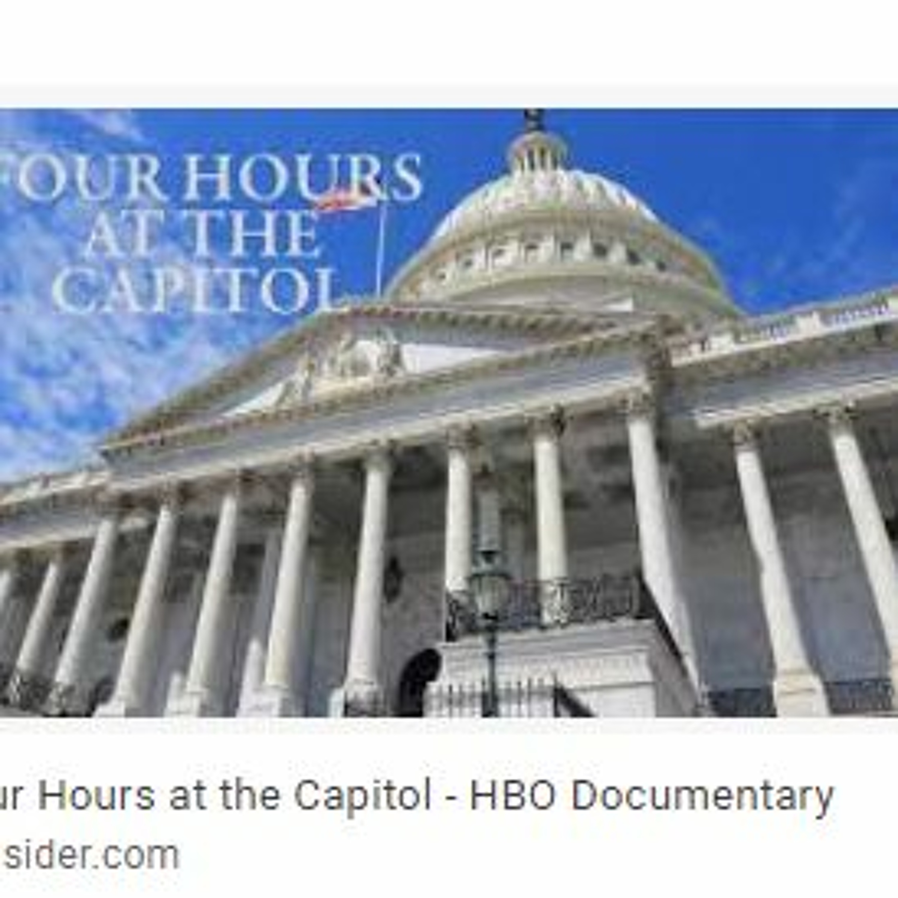 Review of the HBO documentary film Four Hours At The Capitol episode artwork