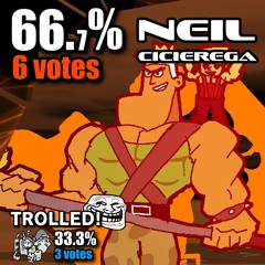 L R1 M1 - NEIL CICIEREGA vs BOOBOO KEYS SNAKE EYES FUNNY MUFFLER SPONGEBOB & GUY NAMED BOB - RESULTS