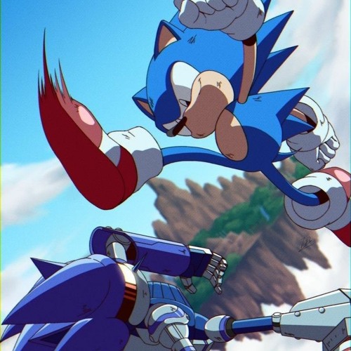 Die batsards but mecha and normal sonic sing it (FNF cover)