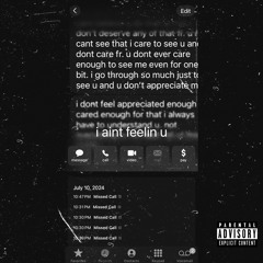 i aint feelin u | produced by 2030