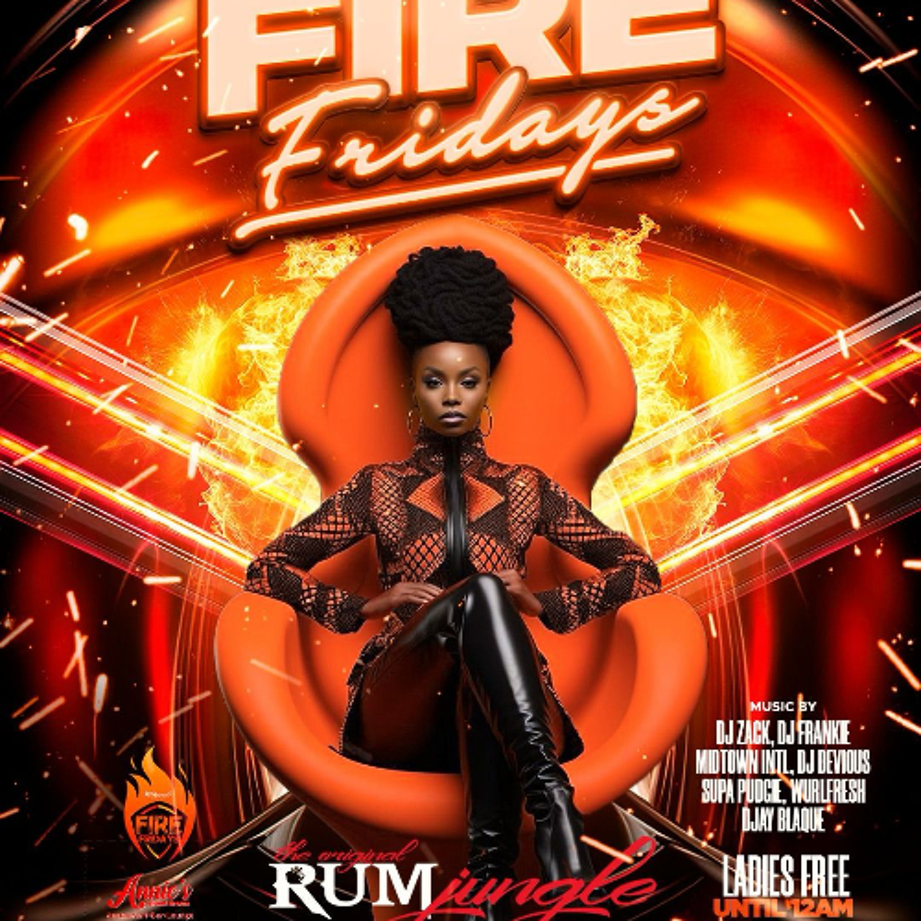 DJ ZACK x WURLFRESH - RUM JUNGLE FIRE FRIDAYS 4-11-25 episode artwork