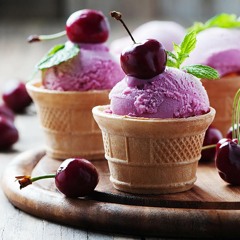 cherry ice cream smile