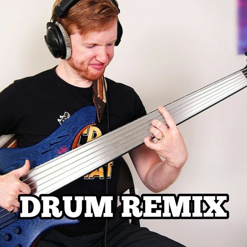 Drum Remix // "Metal on a METAL fretless bass sounds UNBELIEVABLE" by Charles Berthoud