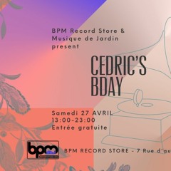 BANISH CEDRIC'S BDAY 27.4.24 @ BPM Records