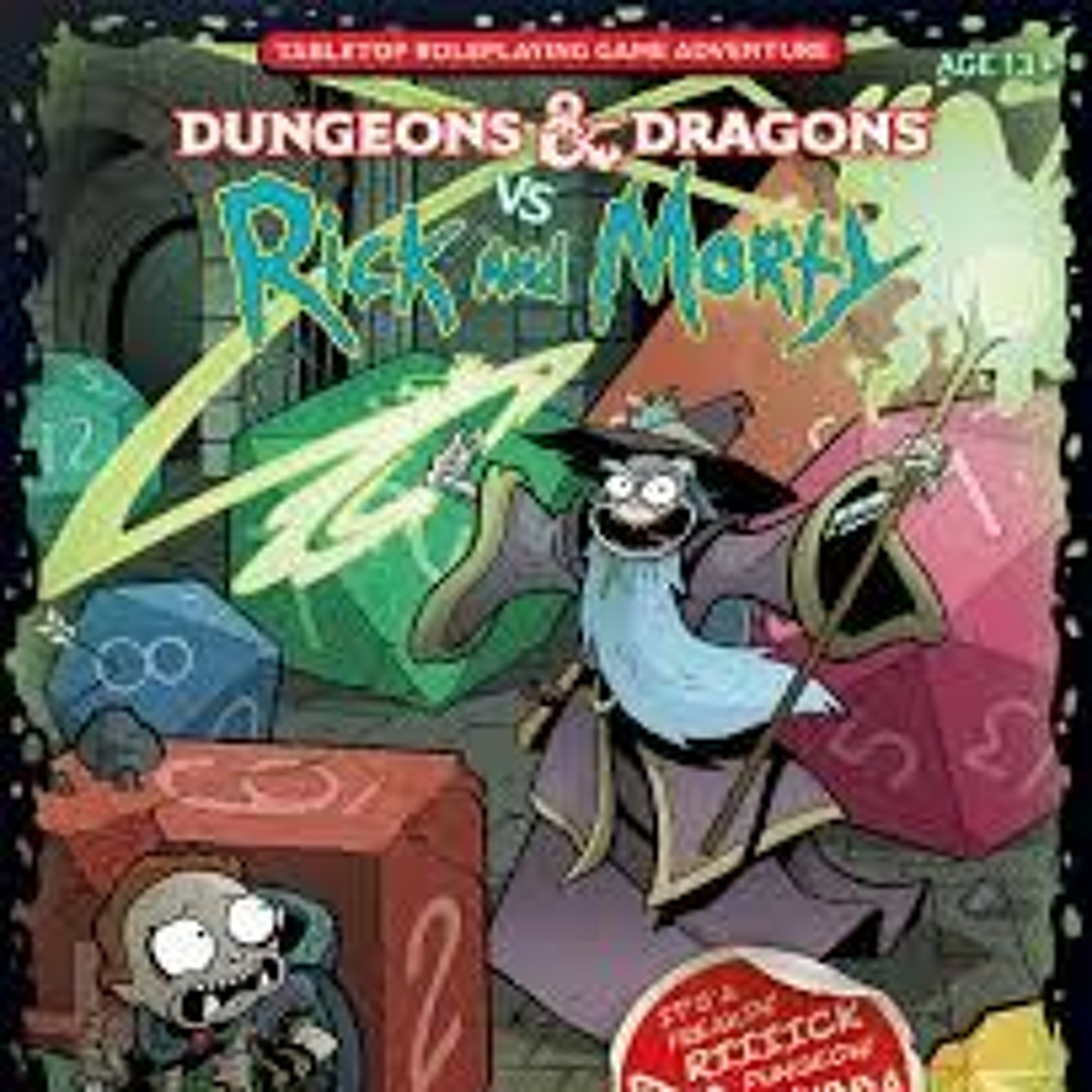 #68 Unboxing and a game review of D&D vs Rick and Morty episode artwork