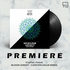 PREMIERE: VayFlor, Folum - Blood Sunset (Carsten Halm Remix) [NATURA VIVA BLACK]