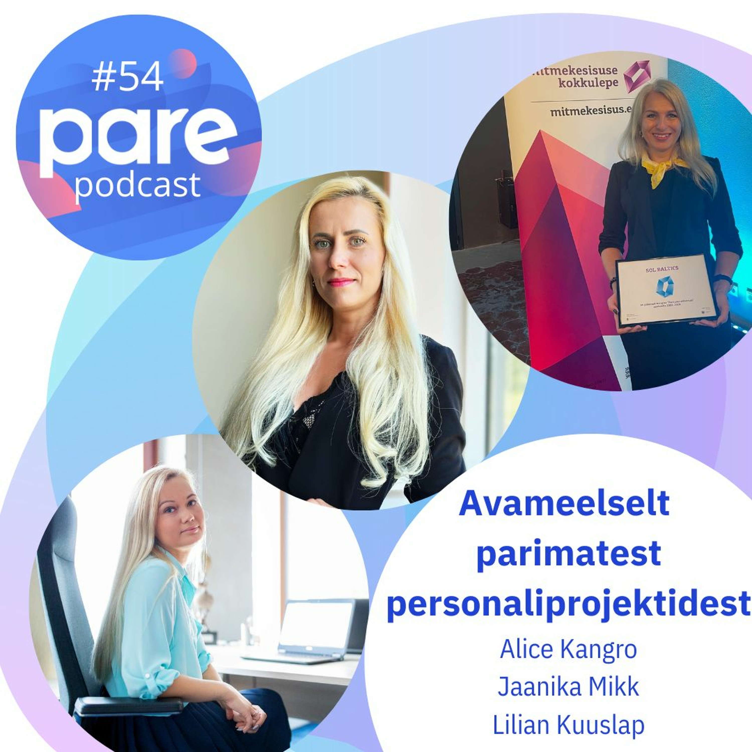 PARE Podcast #54 Avameelselt parimatest personaliprojektidest