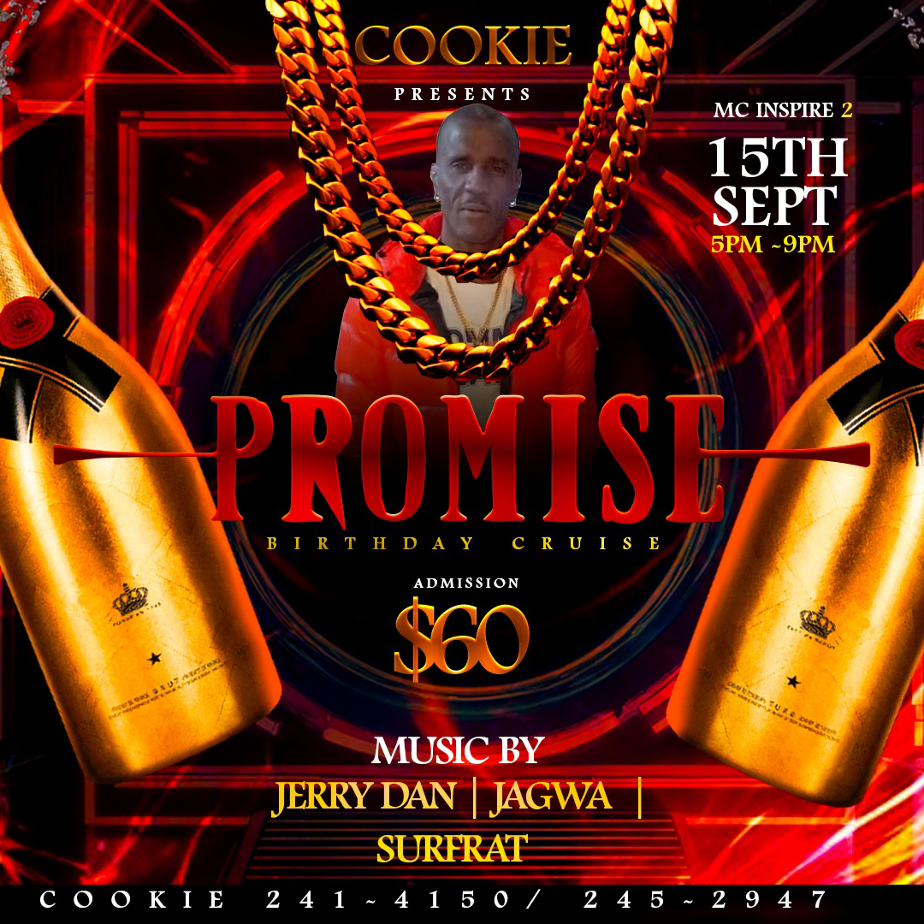 Promise Birthday Cruise 15th Sep Mc Inspire 2
