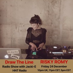 #184 Draw The Line Radio Show 24-12-2021 with guest mix 2nd hr by Risky Romy