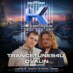 TranceTunes4U & Dvalin B2B (Warmup Set) - Trance Sanctuary Pres. Kearnage @ Egg, London - 11.11.23