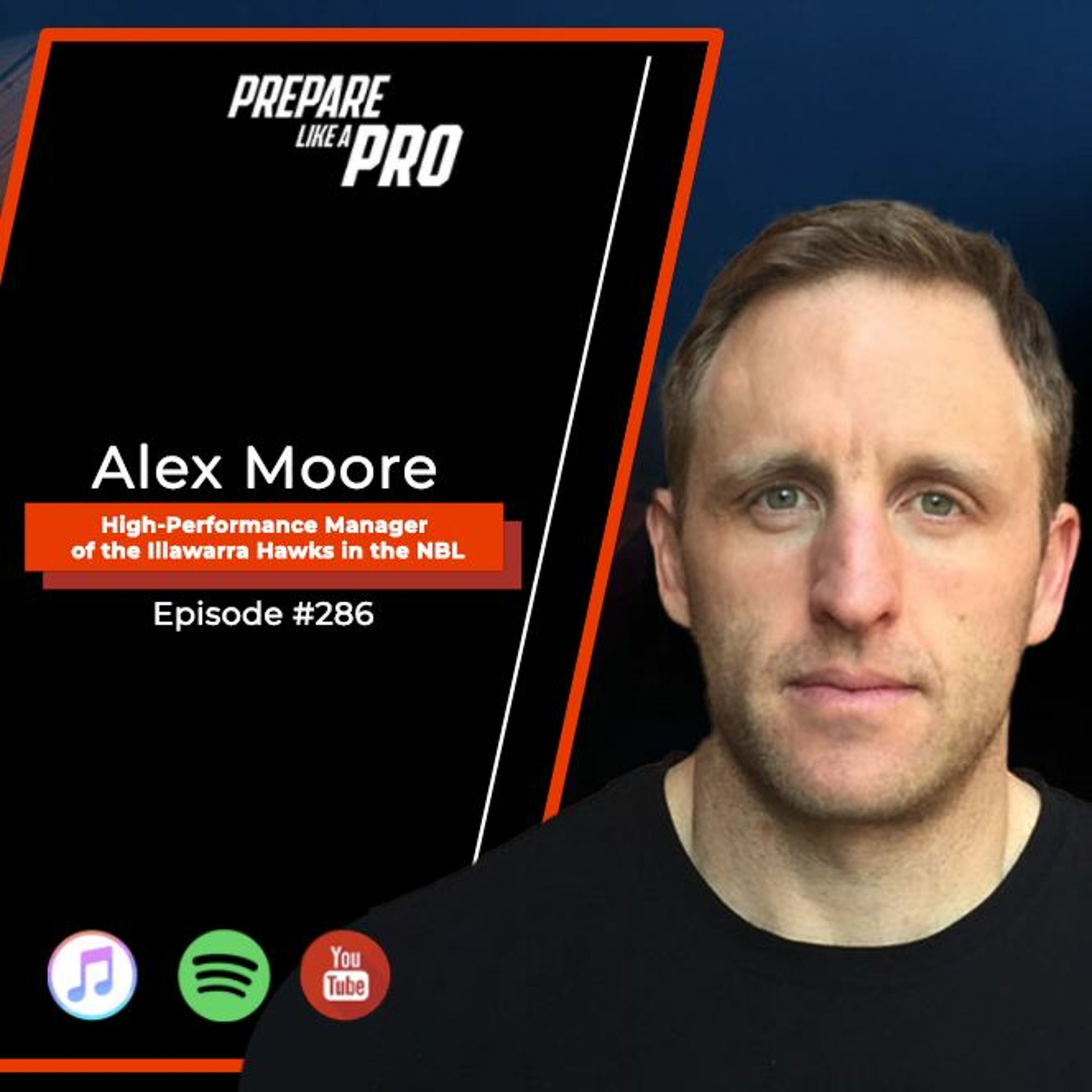 #286 - Alex Moore, High-Performance Manager of the Illawarra Hawks in the NBL episode artwork