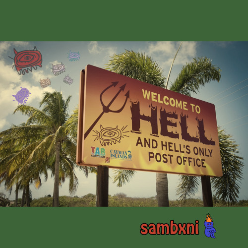 palm trees in hell
