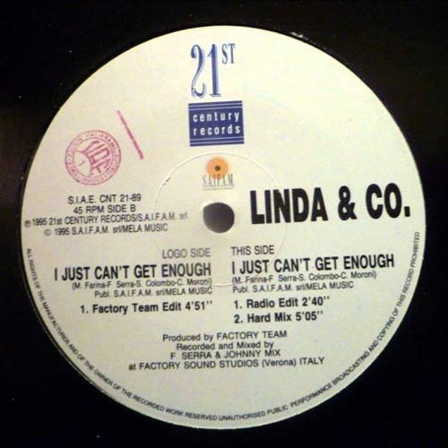 Linda & Co ‎– I Just Can't Get Enough