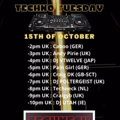 TECHNECK-NGR RADIO MIX (TECHNO TUESDAY) 15/10/24