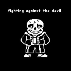fighting against the devil. (sketch)