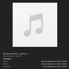 ~ I WANT U ~