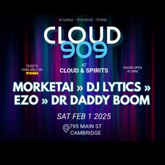 Cloud 909: 2/1/25 Live Set: Tech House & Techno