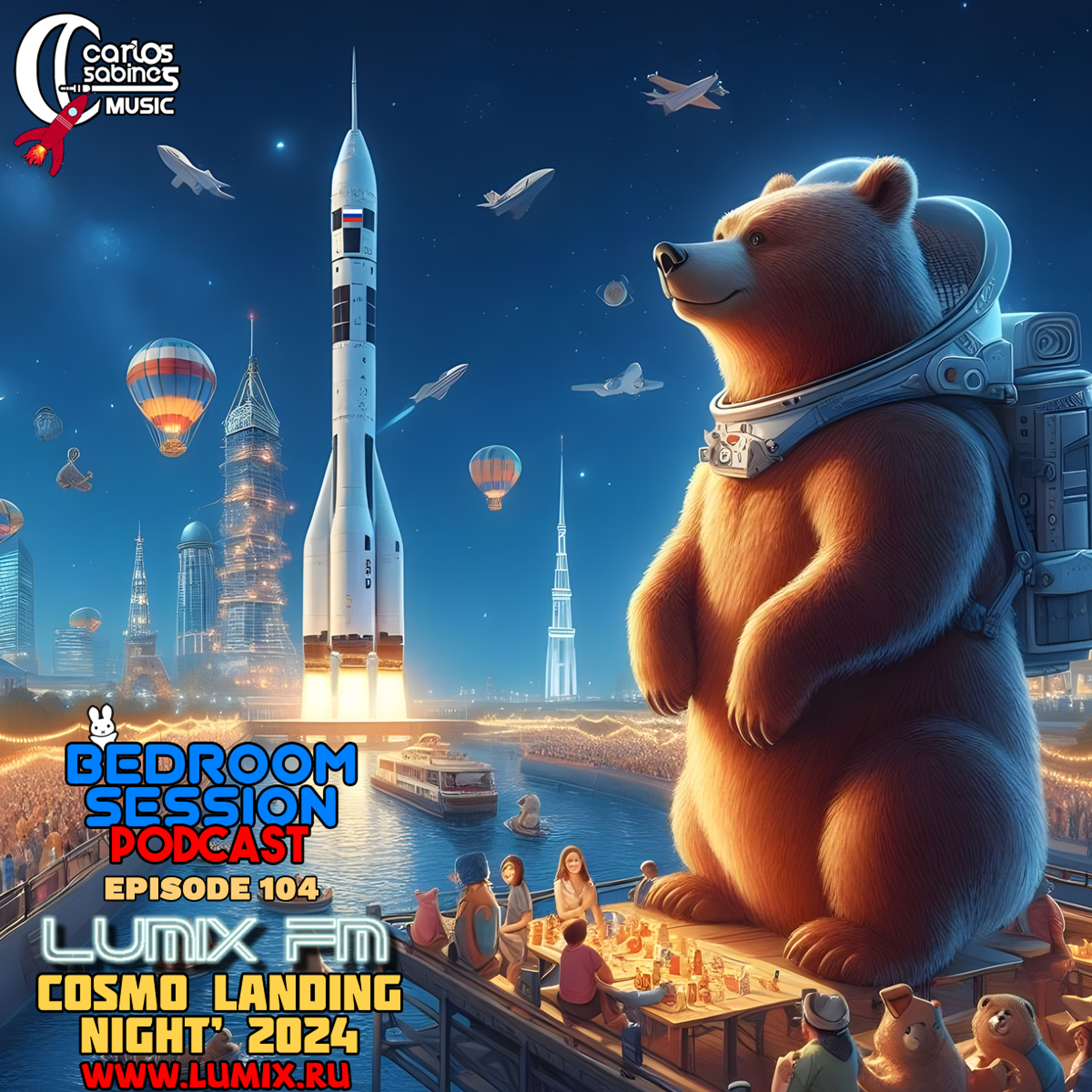 Bedroom Session Ep 104. Lumix FM Cosmo Landing Night' 2024 episode artwork