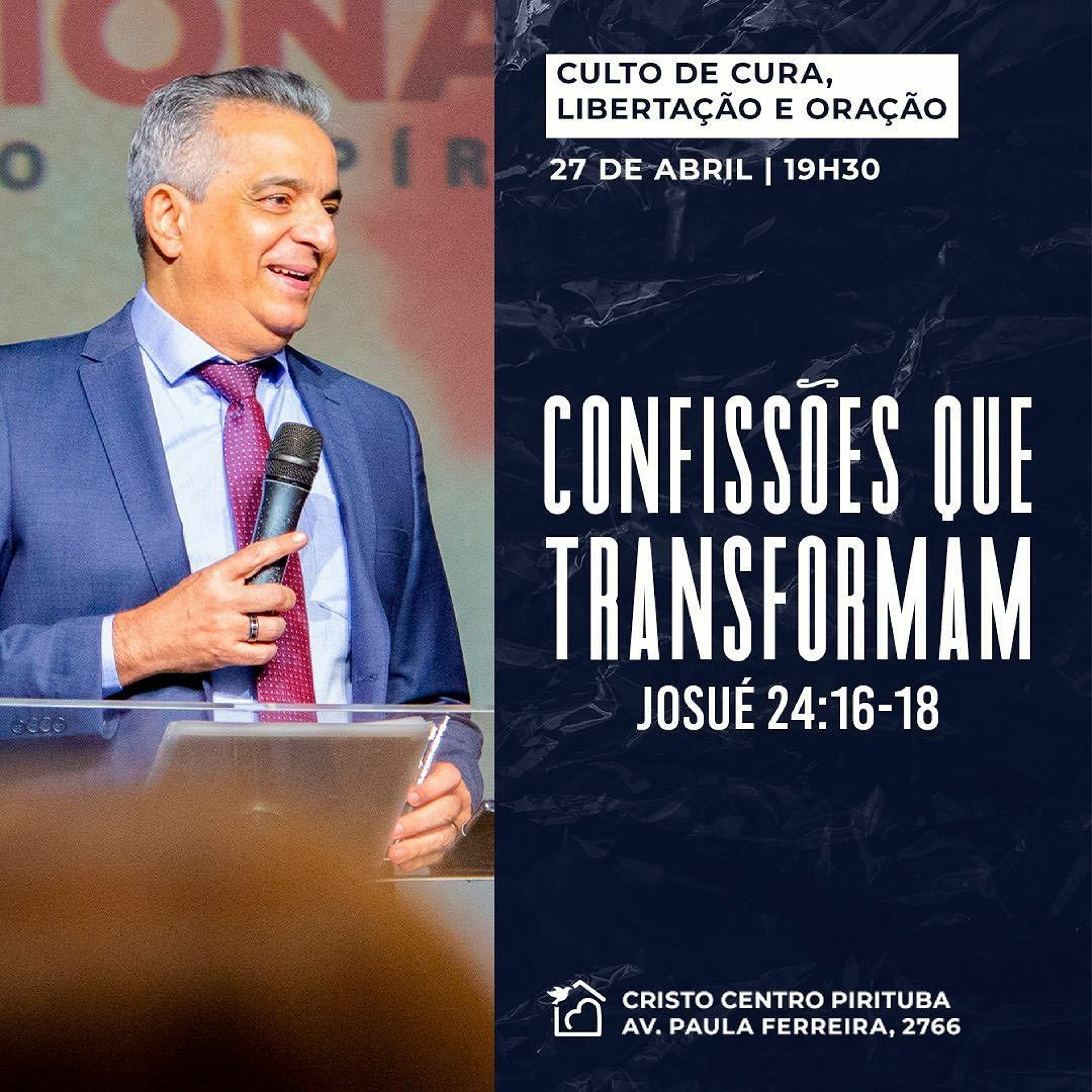 Confissões Que Transformam - Apóstolo Rubens De Mattos 27/04/2023 episode artwork