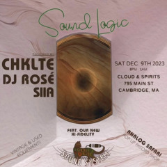 Sound Logic - Siia - Opening For Chklte - 12 - 09 - 23