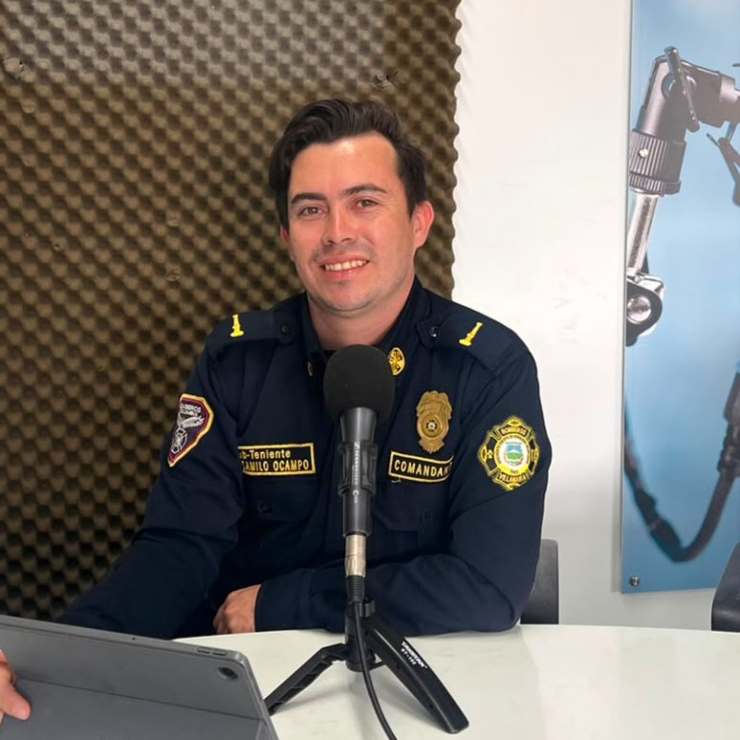 Entrevista con Juan Camilo Ocampo,  comandante de Bomberos de Villamaría (Caldas) episode artwork