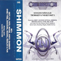 Shimon & MC's Moose, Fun, Riddla & Shabba - One Nation 'The Biggest & The Best Part 5' 31-03-01
