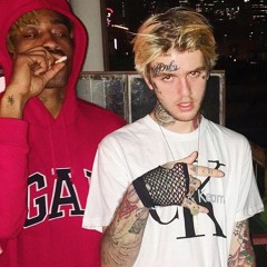 popping xens in a white tee {lil peep x yung bruh x stasya}