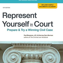 [FREE] KINDLE 💜 Represent Yourself in Court: Prepare & Try a Winning Civil Case by