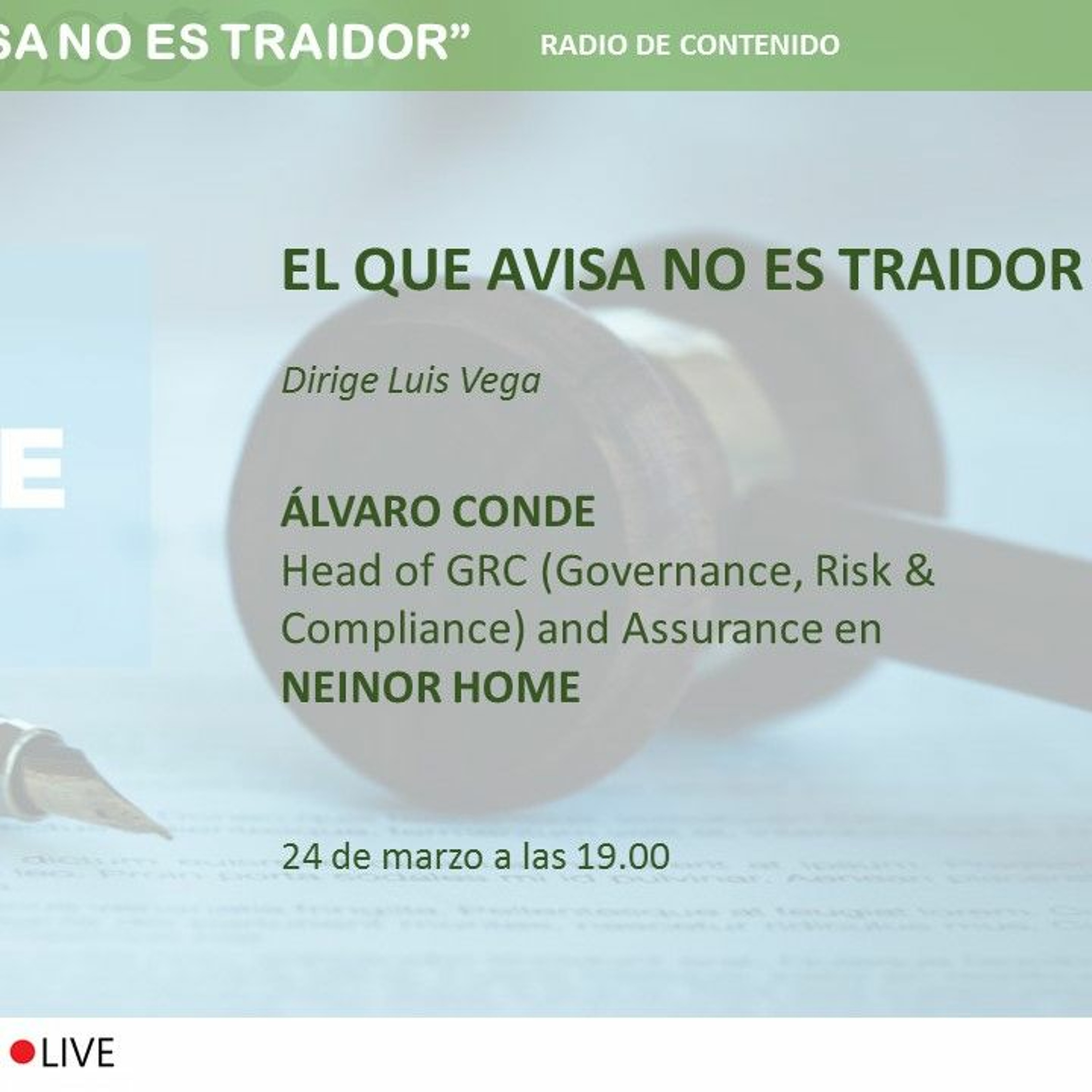 EL QUE AVISA NO ES TRAIDOR