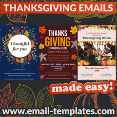 Happy Thanksgiving Card Examples for Business: Free Templates for Gmail and Outlook
