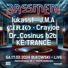 Bassmuss @Bukowski Club Heilbronn - J.M.A 142-150bpm