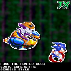 [16-Bit;Genesis]Fang the Hunter Boss - Sonic Superstars