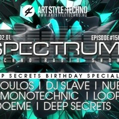 Spectrum Techno Radio Show #156 | Deep Secrets